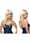 Sexy Jessie Platinum Blonde Long Wig  - Human Like Hair - Pleasure Wigs