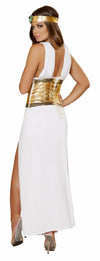 Roma 4pc Divine Goddess White & Gold Greek Roman Dress Costume 4433