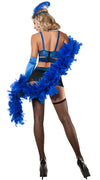 Sexy Starline Blue Sapphire Flapper Sequin & Fringe Costume S5809