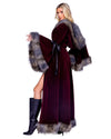 Roma Deluxe Red Riding Hood Velvet Costume w/ Faux Fur 6350