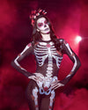 Roma Sugar Skeleton Sheer Jumpsuit Costume 6377