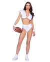 Roma Varsity Babe Football Player White 3pc Costume 6400