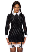 Sexy Forplay Wednesday Scaries Movie Character Addams Family Costume 554901