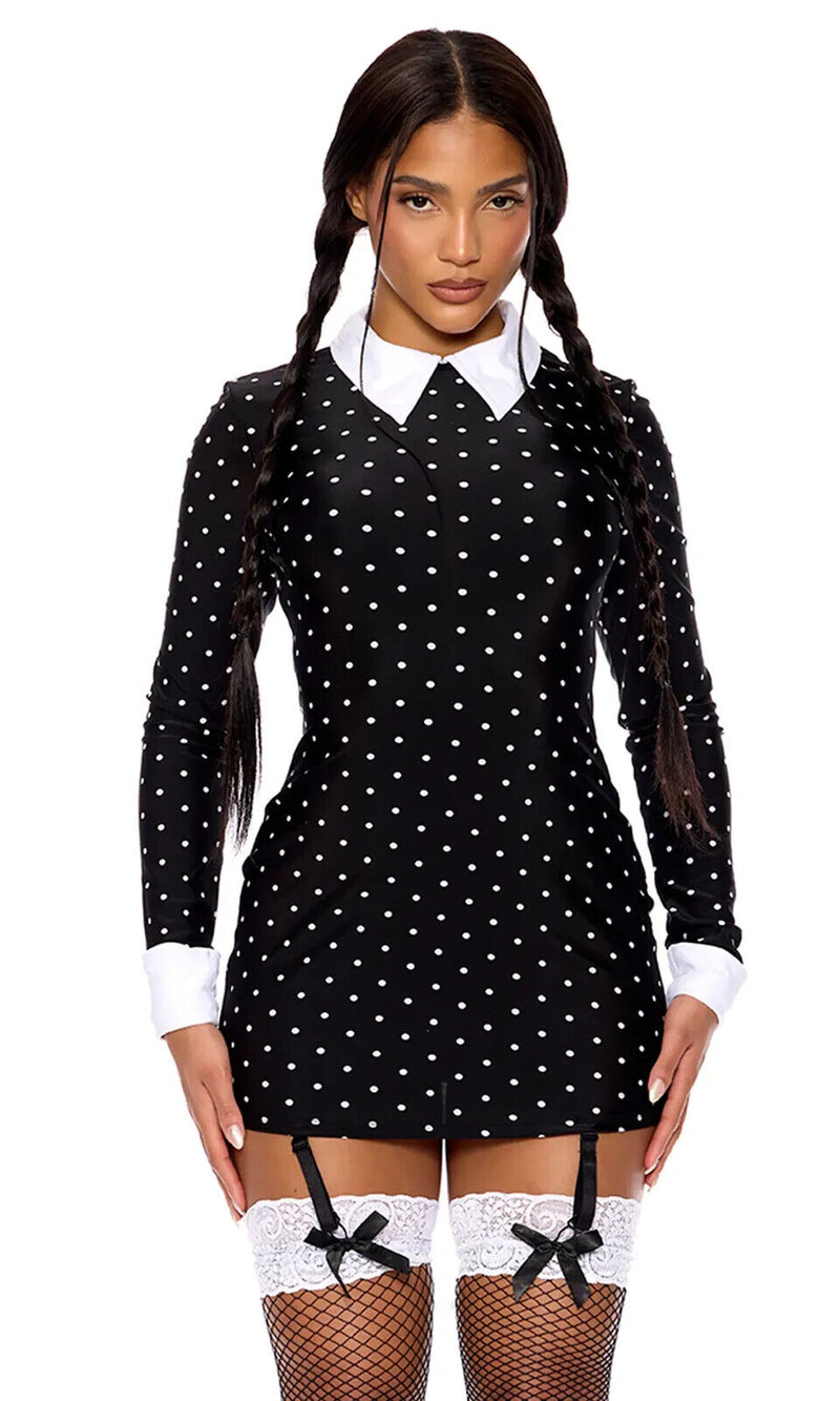 Sexy Forplay Wednesday Scaries Movie Character Addams Family Costume 554901