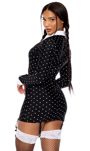 Sexy Forplay Wednesday Scaries Movie Character Addams Family Costume 554901