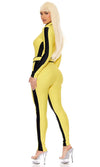 Forplay Vengeful Ex Yellow Jumpsuit Kill Bill Movie Character Costume 554926