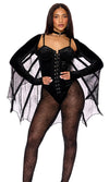 Sexy Forplay World Wide Web Spider 3pc Black Velvet Costume 554839