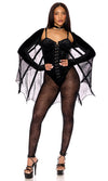 Sexy Forplay World Wide Web Spider 3pc Black Velvet Costume 554839