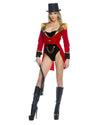 Roma 4pc Sexy 3 Ring Hottie Circus Ring Leader Costume 6576