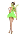 Roma 3pc Sexy Happy Thoughts Pixie Green Fairy  w/ Wings Costume 6571