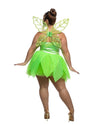 Roma 3pc Sexy Happy Thoughts Pixie Green Fairy  w/ Wings Costume 6571