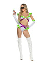 Roma 3pc Sexy Light Year Vixen Toy Story Buzz  Costume 6554