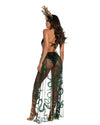 Roma 3pc Sexy Mesmerizing Medusa Green/Black Costume 6548