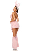 Sexy Forplay Hop To It Bunny 4pc Pink Faux Fur Costume 555362