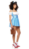 Sexy Forplay Yellow Brick Road Dorothy Blue Dress Wizard Oz  4pc Costume 555330