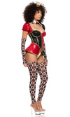Sexy Forplay Royal Hearts Queen Storybook 5pc Alice Wonderland Costume 555312