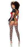 Sexy Forplay Royal Hearts Queen Storybook 5pc Alice Wonderland Costume 555312