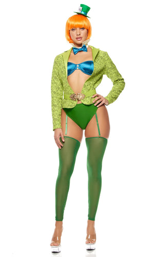 Sexy Forplay Big Mad Hatter Storybook 7pc Alice Wonderland Costume 555310