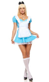 Sexy Forplay Down The Rabbit Hole Storybook Alice Wonderland Costume 555307