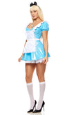Sexy Forplay Down The Rabbit Hole Storybook Alice Wonderland Costume 555307
