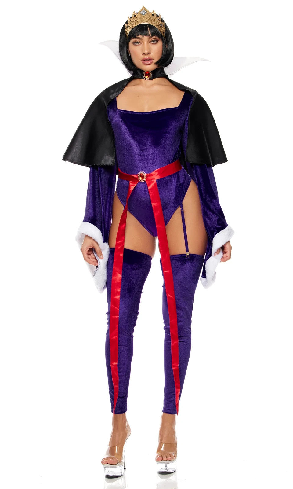 Sexy Forplay Fairest Of All Evil Queen Storybook Snow White 5pc Costume 555292