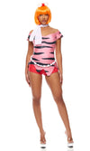 Sexy Forplay  All Grown Up Pebbles Flintstones 5pc Costume 555264