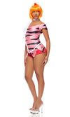 Sexy Forplay  All Grown Up Pebbles Flintstones 5pc Costume 555264