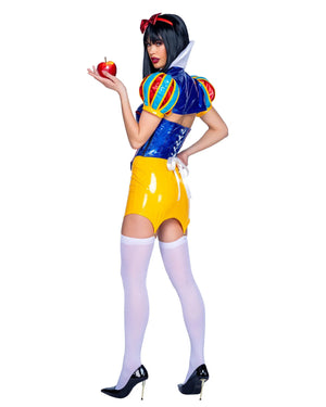 Roma Enchanted Forest Vixen Snow White Vinyl 4pc Costume 6354