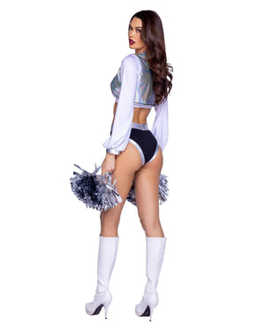 Roma Las Vegas Cheerleader 4pc Raider Costume 6399