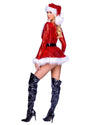 Roma Holiday Vixen Red Sequin Santa Dress w/ Faux Fur Trim Costume 6408