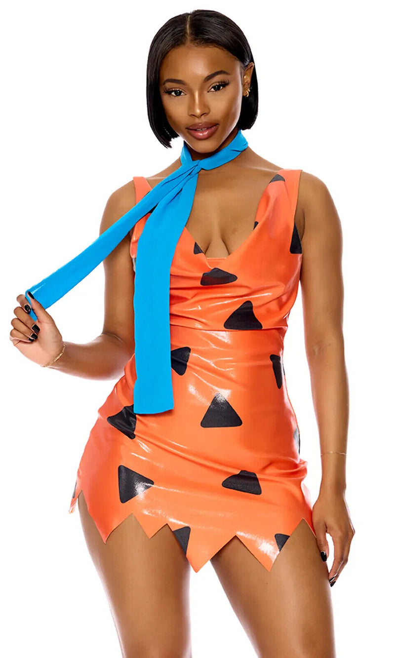 Sexy Forplay Stone Age Cartoon Character Fred Flintstones 3pc Costume 554854