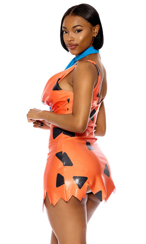 Sexy Forplay Stone Age Cartoon Character Fred Flintstones 3pc Costume 554854