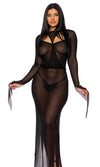 Sexy Forplay Moody Matriarch Movie Character Addams Family Costume 554896