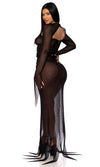 Sexy Forplay Moody Matriarch Movie Character Addams Family Costume 554896