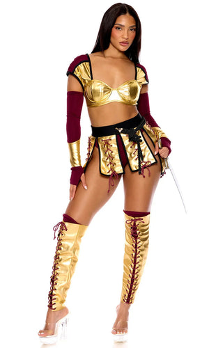 Sexy Forplay Colosseum Nights Roman Warrior TV Show Character Costume 554890