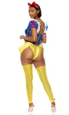 Sexy Forplay Mirror Mirror Princess Snow White Bodysuit 4pc Costume 554848