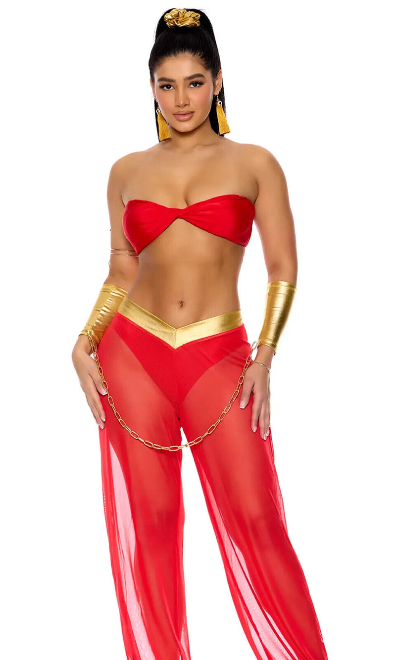 Sexy Forplay Royal Service Princess Jasmine Genie Slave Red 7pc Costum Kali Kouture Boutique Sexy Forplay Royal Service Princess Jasmine Genie Slave Red 7pc Costum Kali Kouture Boutique