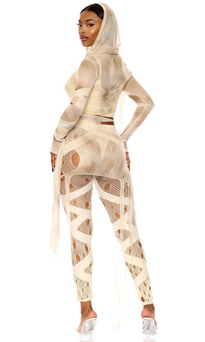 Sexy Forplay Under Wraps Mummy 3pc Costume 554840