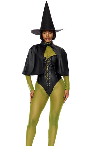 Sexy Forplay Wicked West Witch Movie Character 4pc Wizard of Oz Costume 554829