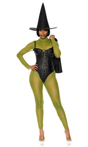 Sexy Forplay Wicked West Witch Movie Character 4pc Wizard of Oz Costume 554829