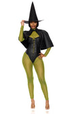 Sexy Forplay Wicked West Witch Movie Character 4pc Wizard of Oz Costume 554829