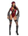Roma 3pc Sexy Treasure Chest Tease Pirate Bodysuit Costume 6600