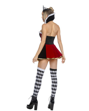 Roma 4pc Sexy Wonderland Queen of Hearts Dress Costume 6557