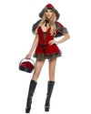 Roma 3pc Sexy Enchanted Forest Red Velvet Dress Riding Hood Costume 6559