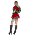 Roma 3pc Sexy Enchanted Forest Red Velvet Dress Riding Hood Costume 6559