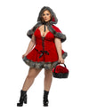 Roma 3pc Sexy Enchanted Forest Red Velvet Dress Riding Hood Costume 6559