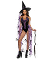 Roma 3pc Sexy Love Spell Witch Purple/Black Costume 6547