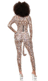 Sexy Forplay Pounce & Purr Leopard Jumpsuit 4pc Costume 555314