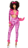 Forplay Whisker Wonderland Storybook Pink Velvet Cheshire Cat Costume 555306
