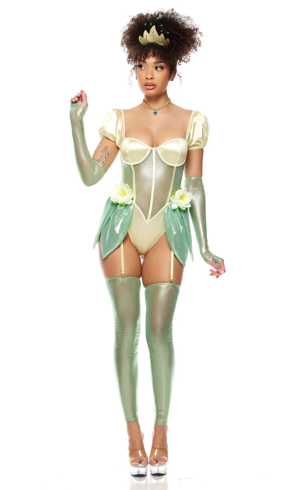 Sexy Forplay Kissing Frogs Princess 6pc Storybook Costume 555294